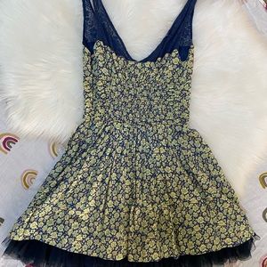 Free People Dazzling Ditsy Floral Tulle Dress